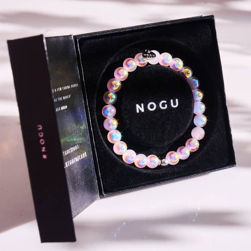 Stachelbeere | 925 Sterling Silber | Blasenglas Armband